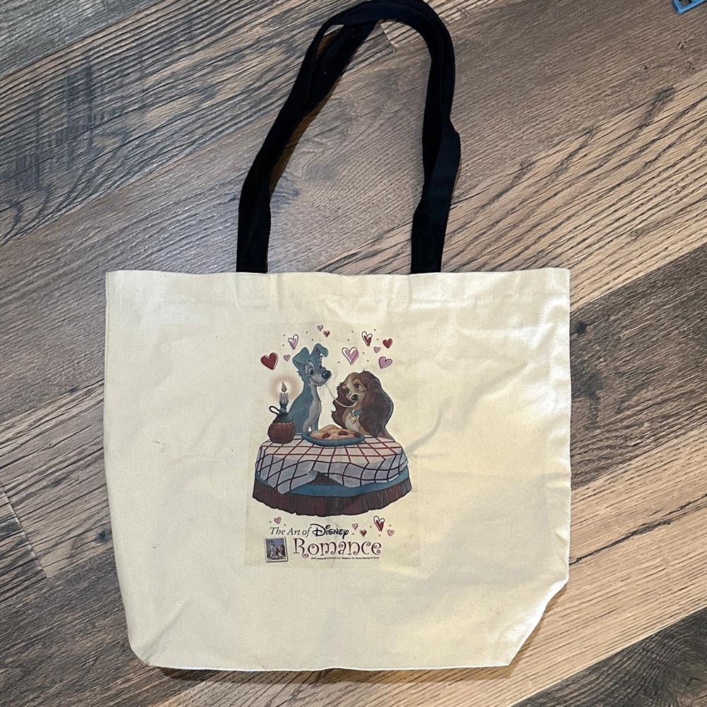 Disney Romance Cream and Black Tote Bag